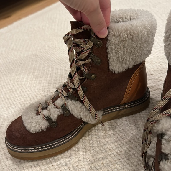 See by Chloe Suede Shearling Boot - Picture 2 of 5